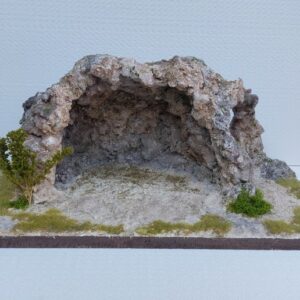 Grotta per statue 12 cm - colorata